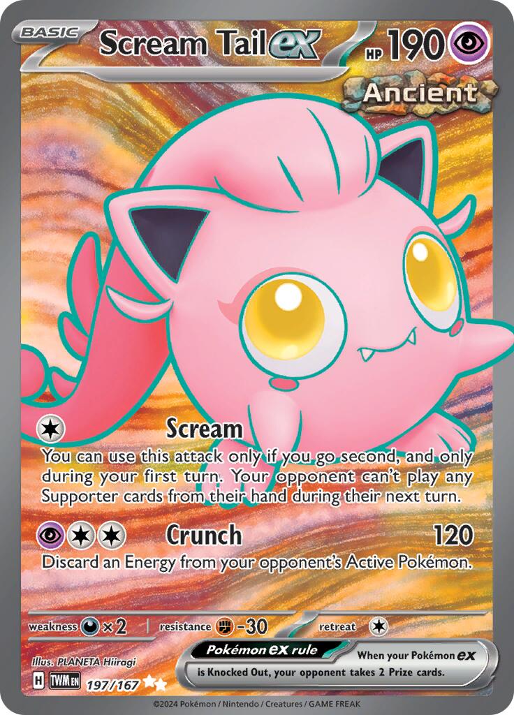 [PKM-R] Scream Tail ex (197/167) [Scarlet & Violet: Twilight Masquerade]