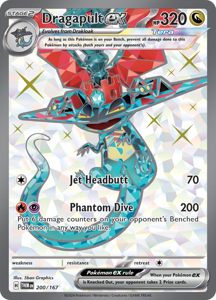 [PKM-R] Dragapult ex (200/167) [Scarlet & Violet: Twilight Masquerade]