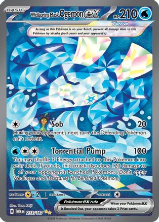 [PKM] Wellspring Mask Ogerpon ex (213/167) [Scarlet & Violet: Twilight Masquerade]