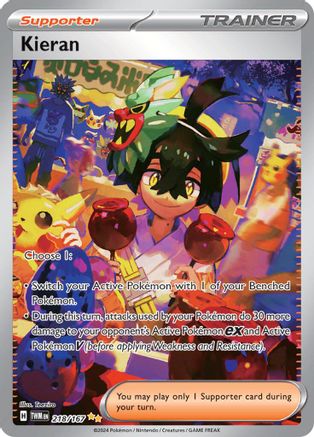 [PKM] Kieran (218/167) [Scarlet & Violet: Twilight Masquerade]