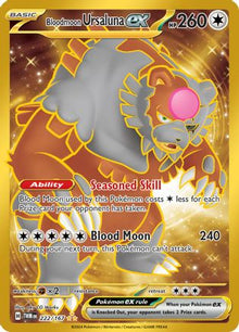 [PKM] Bloodmoon Ursaluna ex (222/167) [Scarlet & Violet: Twilight Masquerade]