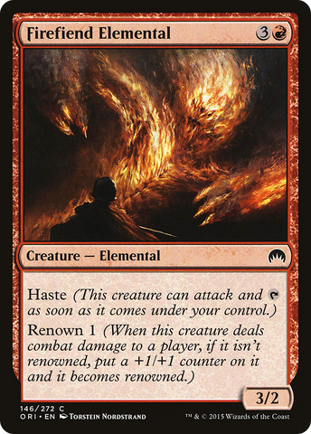 {C} Firefiend Elemental [Magic Origins][ORI 146]