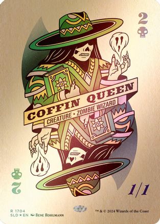 {R} Coffin Queen (Rainbow Foil) [Secret Lair Drop Series][RBF SLD 1704]