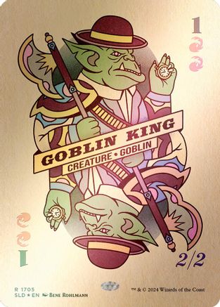 {R} Goblin King (1705) (Rainbow Foil) [Secret Lair Drop Series][RBF SLD 1705]