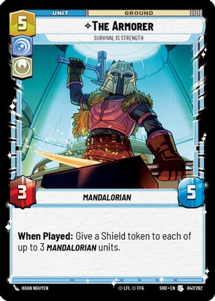 {SW-C}The Armorer - Survival Is Strength (047/262) [Shadows of the Galaxy]