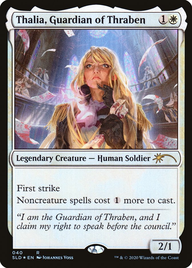 {R} Thalia, Guardian of Thraben (40) [Secret Lair Drop Series][SLD 040]
