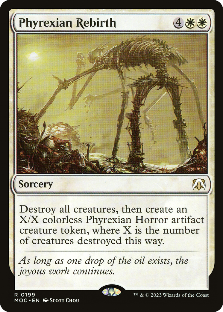 {R} Phyrexian Rebirth [March of the Machine Commander][MOC 199]