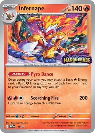 [PKM] Infernape (116) [Scarlet & Violet: Black Star Promos]