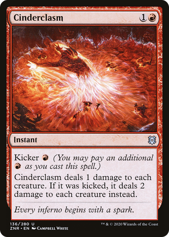 {C} Cinderclasm [Zendikar Rising][ZNR 136]