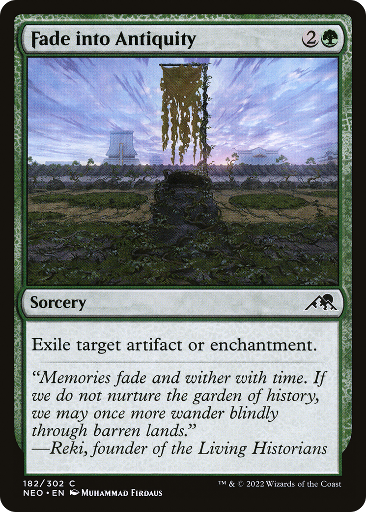 {C} Fade into Antiquity [Kamigawa: Neon Dynasty][NEO 182]