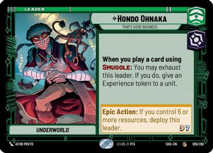{SW-LD}Hondo Ohnaka - That's Good Business (005/262) [Shadows of the Galaxy]