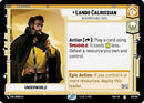 {SW-LD}Lando Calrissian - With Impeccable Taste (017/262) [Shadows of the Galaxy]