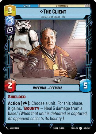 {SW-C}The Client - Dictated by Discretion (031/262) [Shadows of the Galaxy]