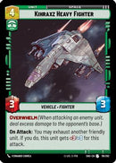 {SW-C}Kihraxz Heavy Fighter (118/262) [Shadows of the Galaxy]