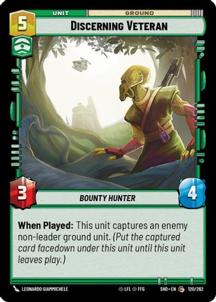 {SW-C}Discerning Veteran (120/262) [Shadows of the Galaxy]