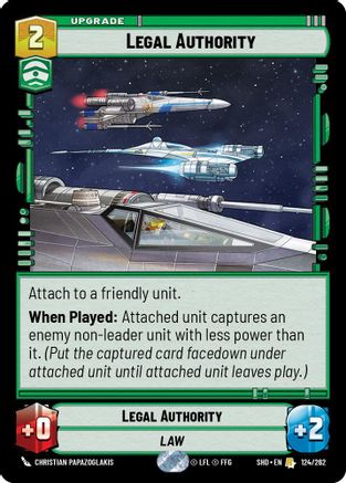 {SW-R}Legal Authority (124/262) [Shadows of the Galaxy]