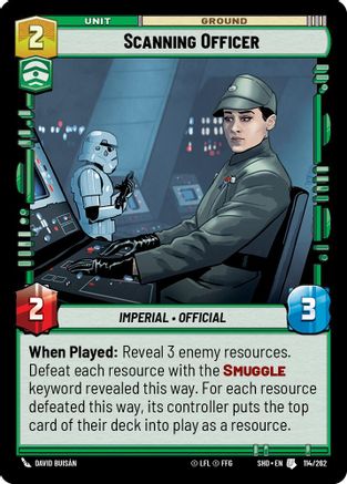 {SW-C}Scanning Officer (114/262) [Shadows of the Galaxy]
