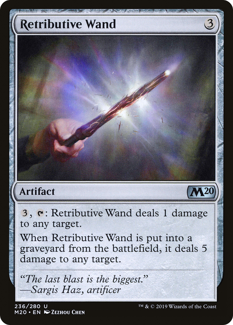 {C} Retributive Wand [Core Set 2020][M20 236]