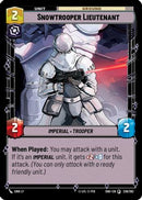 {SW-R}Snowtrooper Lieutenant (236/262) [Shadows of the Galaxy]