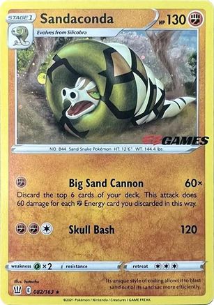 [PKM] Sandaconda (082/163) (EB Games Exclusive) [Sword & Shield: Battle Styles]