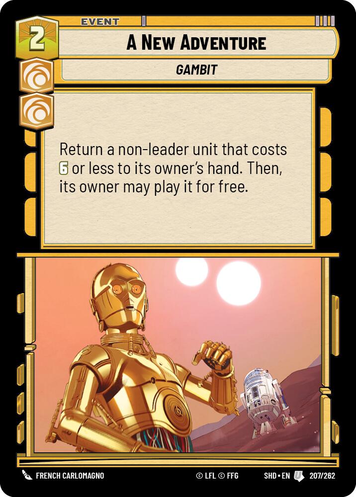 {SW-C}A New Adventure (207/262) [Shadows of the Galaxy]