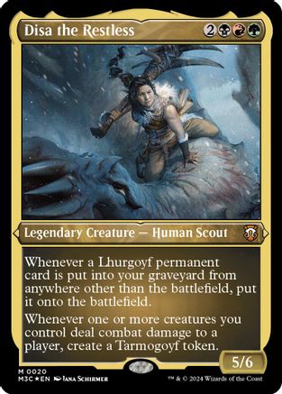 {R} Disa the Restless (Foil Etched) [Modern Horizons 3 Commander][M3C 020]