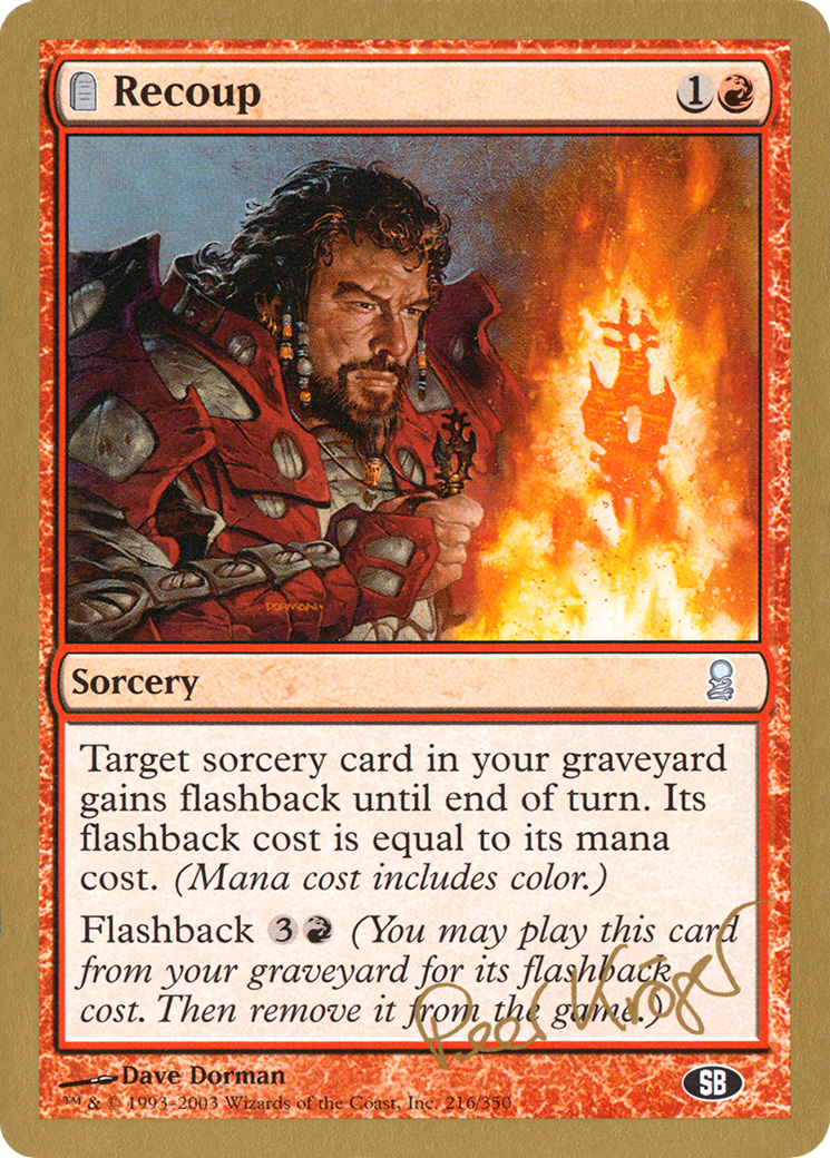 {C} Recoup (Peer Kroger) (SB) [World Championship Decks 2003][GB WC03 PK216SB]