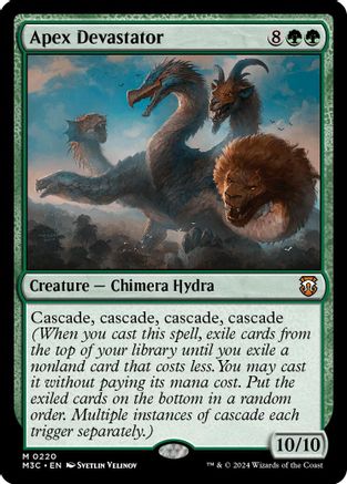 {R} Apex Devastator (Ripple Foil) [Modern Horizons 3 Commander][RPF M3C 220]