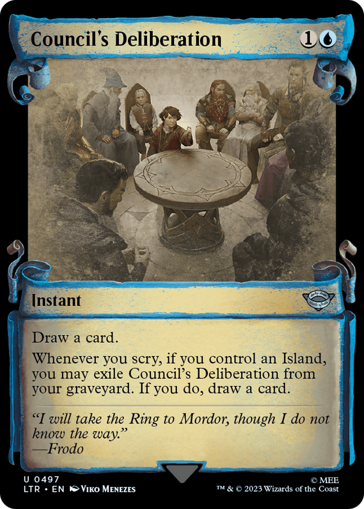 {C} Council's Deliberation [The Lord of the Rings: Tales of Middle-Earth Showcase Scrolls][LTR 497]