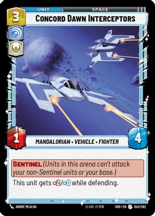{SW-C}Concord Dawn Interceptors (042/262) [Shadows of the Galaxy]