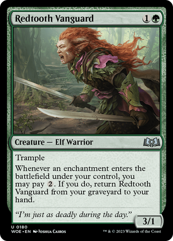 {@C} Redtooth Vanguard [Wilds of Eldraine][WOE 180]