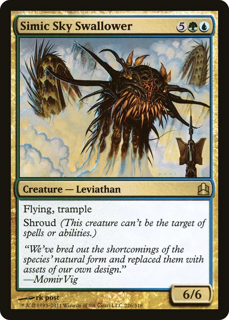 {R} Simic Sky Swallower [Commander 2011][CMD 226] - Misty Mountain Games
