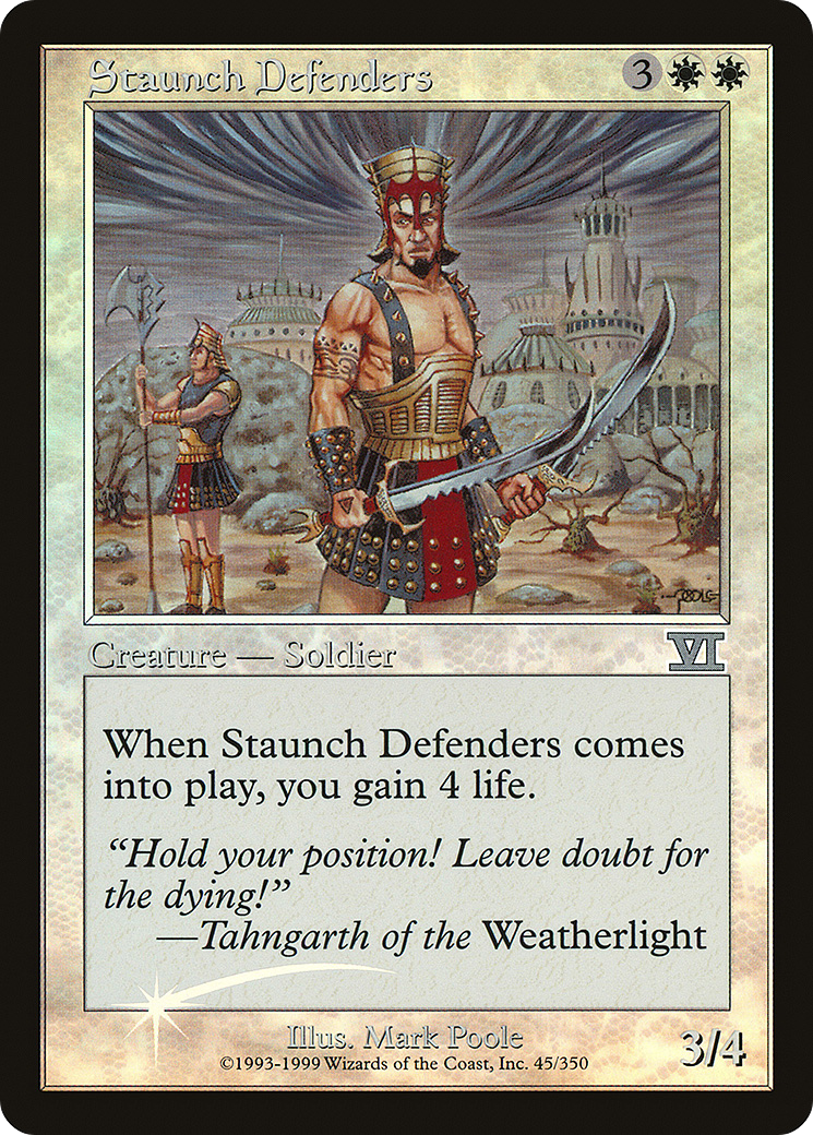 {R} Staunch Defenders [Friday Night Magic 2000][PA F00 012]