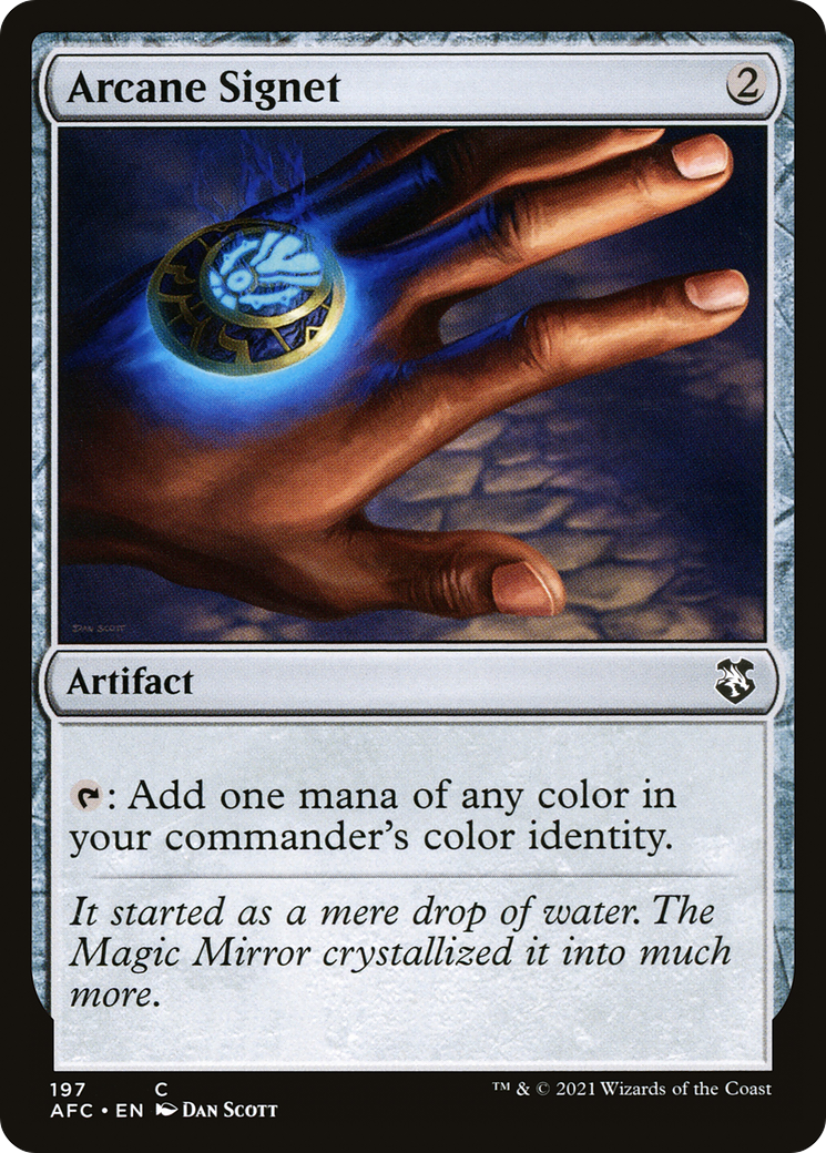 {C} Arcane Signet [Dungeons & Dragons: Adventures in the Forgotten Realms Commander][AFC 197]