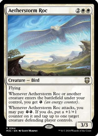 {R} Aetherstorm Roc (Ripple Foil) [Modern Horizons 3 Commander][RPF M3C 164]