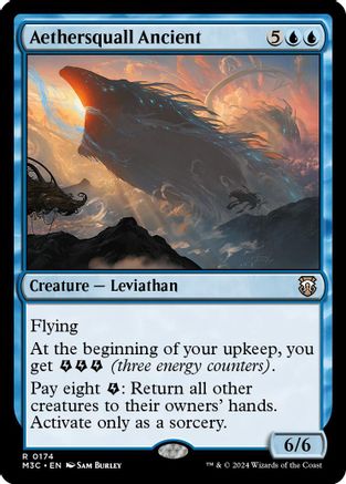{R} Aethersquall Ancient (Ripple Foil) [Modern Horizons 3 Commander][RPF M3C 174]