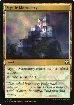 {C} Mystic Monastery (Ripple Foil) [Modern Horizons 3 Commander][RPF M3C 360]