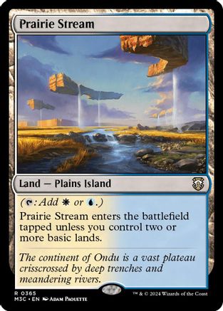 {R} Prairie Stream (Ripple Foil) [Modern Horizons 3 Commander][RPF M3C 365]