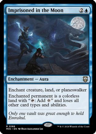 {R} Imprisoned in the Moon (Ripple Foil) [Modern Horizons 3 Commander][RPF M3C 188]