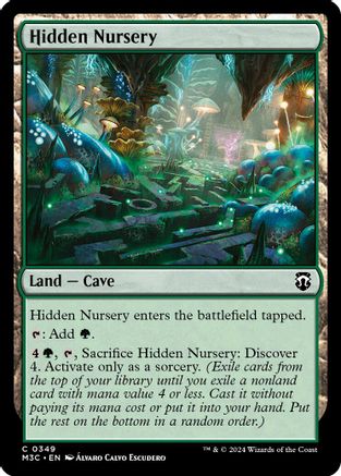 {C} Hidden Nursery (Ripple Foil) [Modern Horizons 3 Commander][RPF M3C 349]