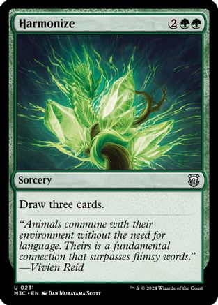 {C} Harmonize (Ripple Foil) [Modern Horizons 3 Commander][RPF M3C 231]