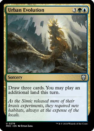 {C} Urban Evolution (Ripple Foil) [Modern Horizons 3 Commander][RPF M3C 276]