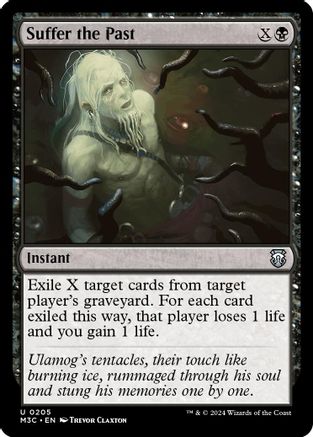 {C} Suffer the Past (Ripple Foil) [Modern Horizons 3 Commander][RPF M3C 205]