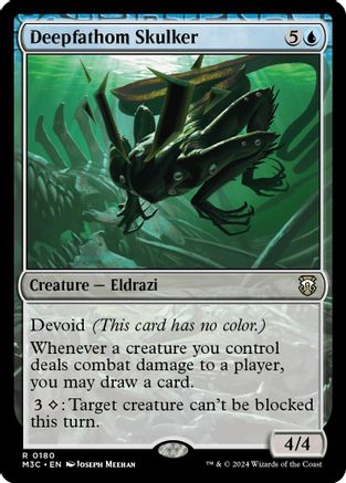 {R} Deepfathom Skulker (Ripple Foil) [Modern Horizons 3 Commander][RPF M3C 180]