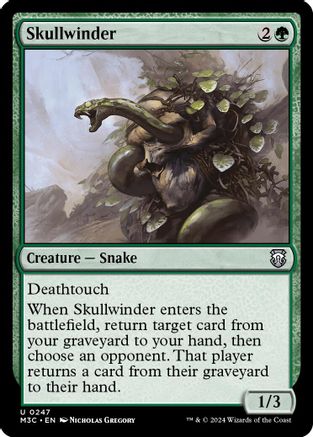 {C} Skullwinder (Ripple Foil) [Modern Horizons 3 Commander][RPF M3C 247]