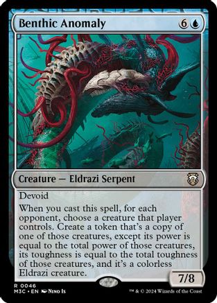 {R} Benthic Anomaly (Ripple Foil) [Modern Horizons 3 Commander][RPF M3C 046]