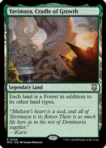 {R} Yavimaya, Cradle of Growth (Ripple Foil) [Modern Horizons 3 Commander][RPF M3C 409]
