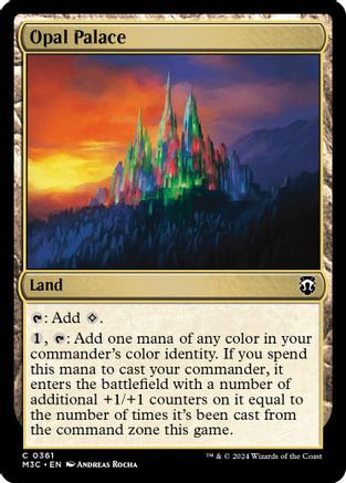 {C} Opal Palace (Ripple Foil) [Modern Horizons 3 Commander][RPF M3C 361]