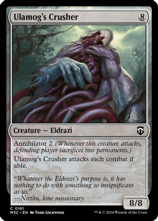 {C} Ulamog's Crusher (Ripple Foil) [Modern Horizons 3 Commander][RPF M3C 161]
