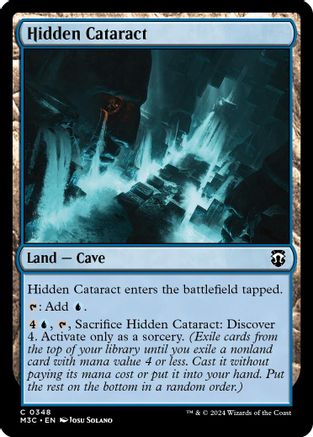 {C} Hidden Cataract (Ripple Foil) [Modern Horizons 3 Commander][RPF M3C 348]